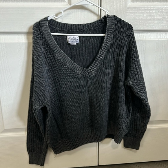 PINK Victoria's Secret Sweaters - Vintage pink sweater gray and black size Large